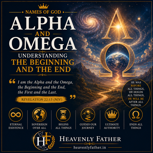 Alpha and Omega — Jesus Christ the beginning and the end, eternal sovereignty over all creation, Revelation 22:13