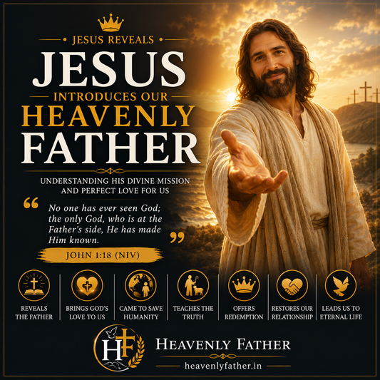 Jesus reveals our Heavenly Father — His life and teachings showing God's unconditional love, mercy, and plan of salvation for all