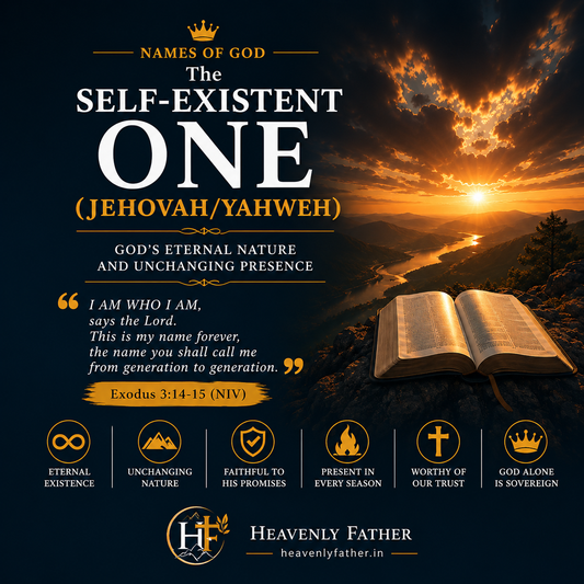 Jehovah Yahweh the Self-Existent One — eternal, unchanging God of the covenant, the First and the Last, Isaiah 44:6