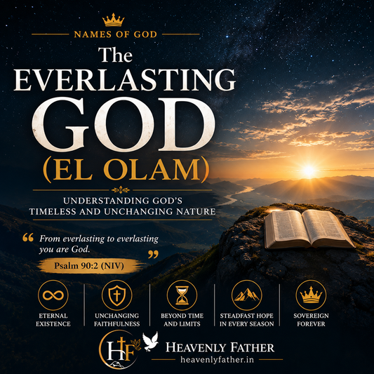 El Olam the Everlasting God — from everlasting to everlasting, His eternal presence and faithfulness endure, Psalm 90:2