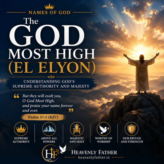 El Elyon the God Most High — supreme authority, majesty, and sovereignty over all the earth, Psalm 47:2